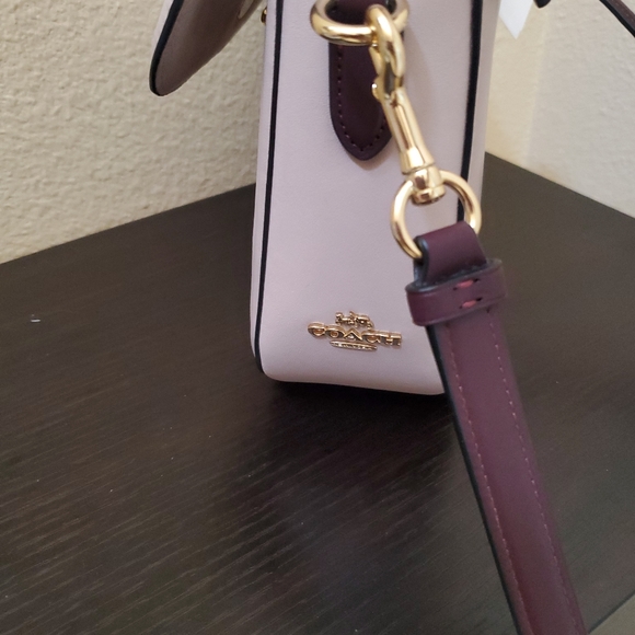 Coach Bags Coach Marlie Top Handle Satchel In Colorblock Border